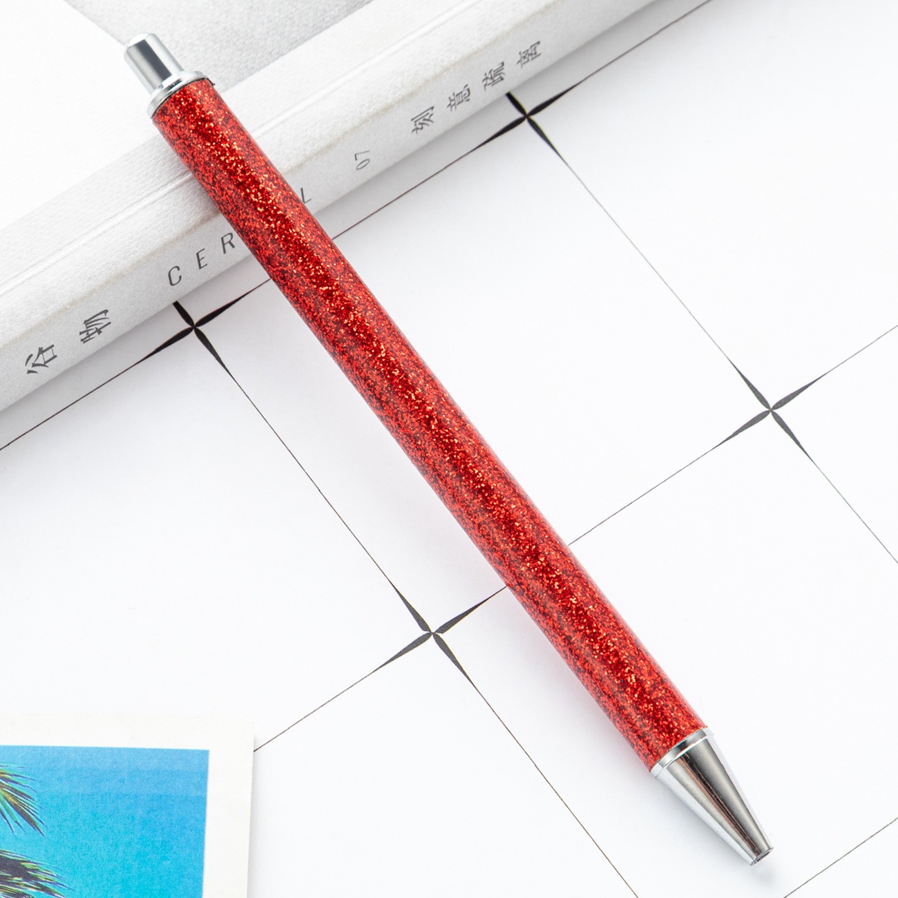 00017# Push glitter Metal HQ pens For pen wraps DIY