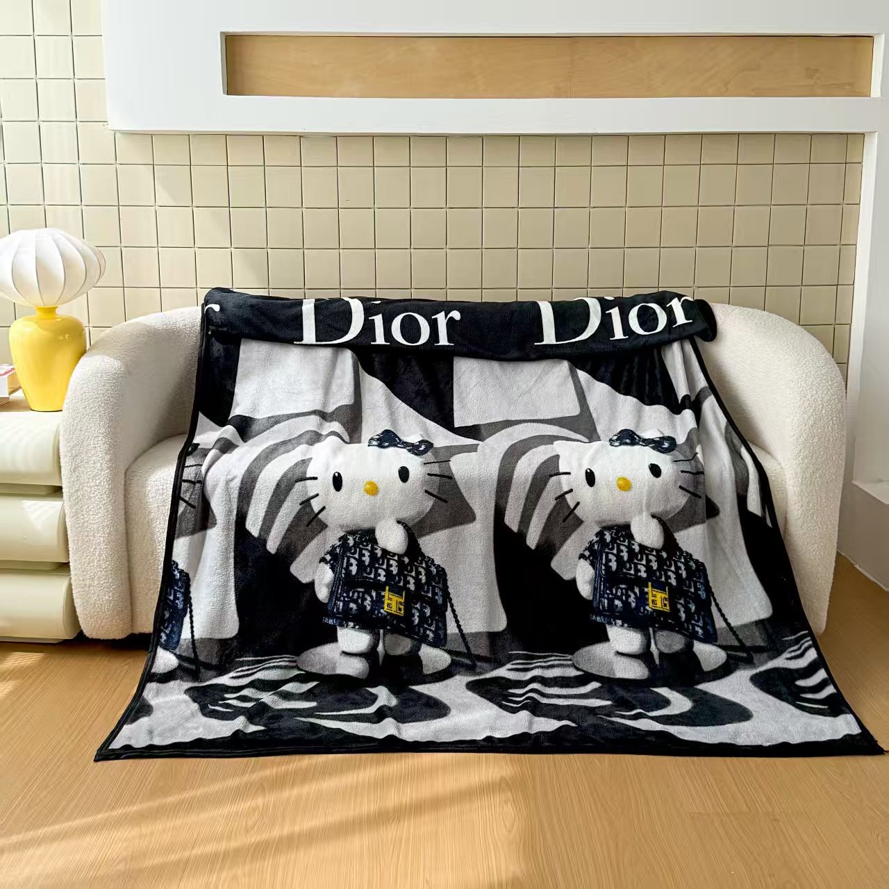 00026# Flannel blanket luxury brand blanket office cover blanket nap blanket gift set