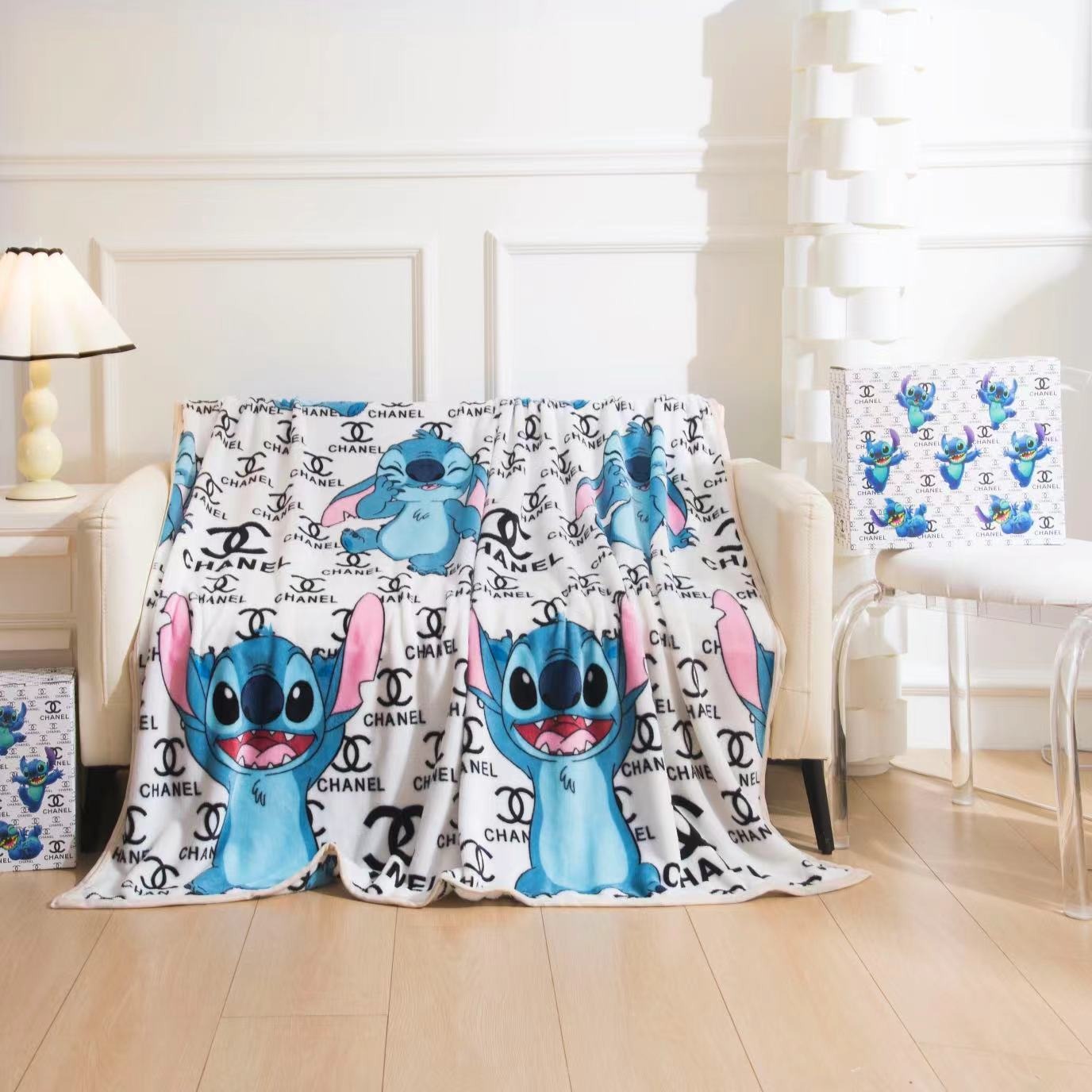 00026# Flannel blanket luxury brand blanket office cover blanket nap blanket gift set
