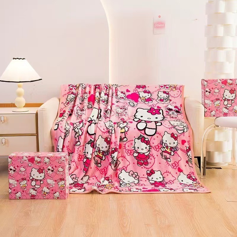 00026# Flannel blanket luxury brand blanket office cover blanket nap blanket gift set