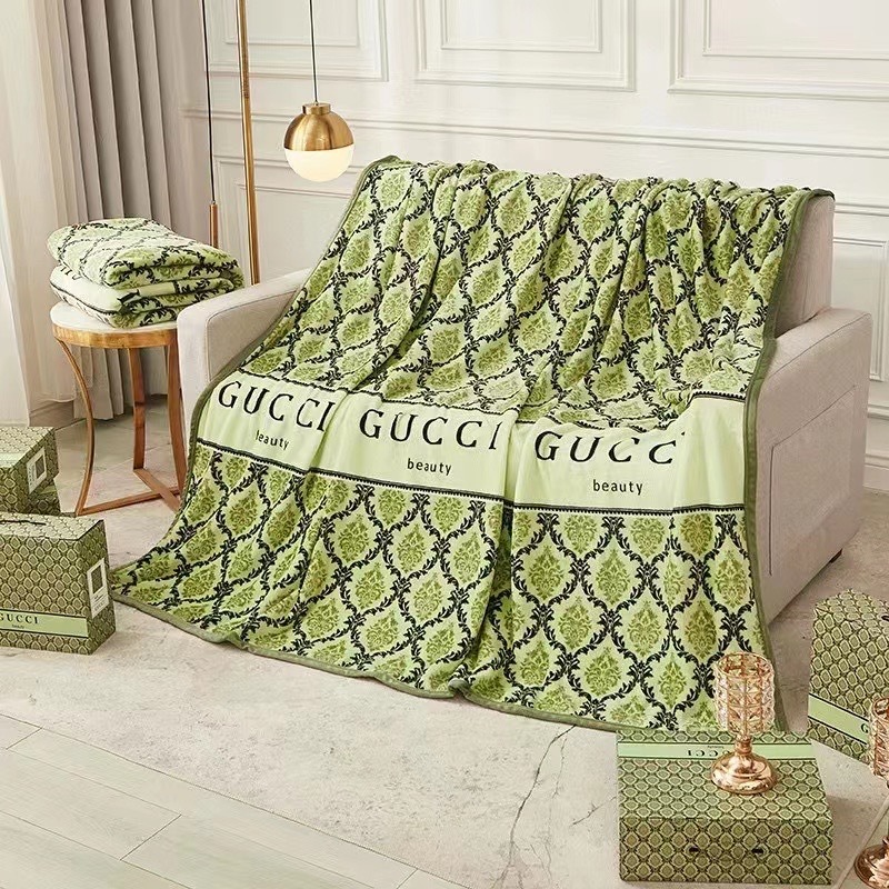 00026# Flannel blanket luxury brand blanket office cover blanket nap blanket gift set