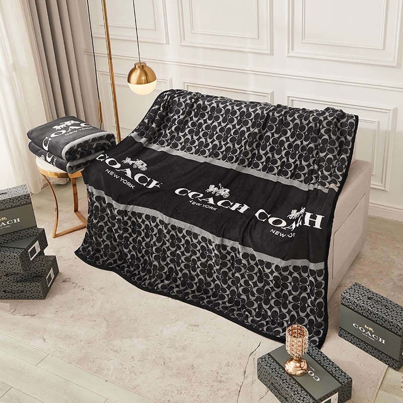 00026# Flannel blanket luxury brand blanket office cover blanket nap blanket gift set