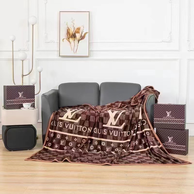 00026# Flannel blanket luxury brand blanket office cover blanket nap blanket gift set