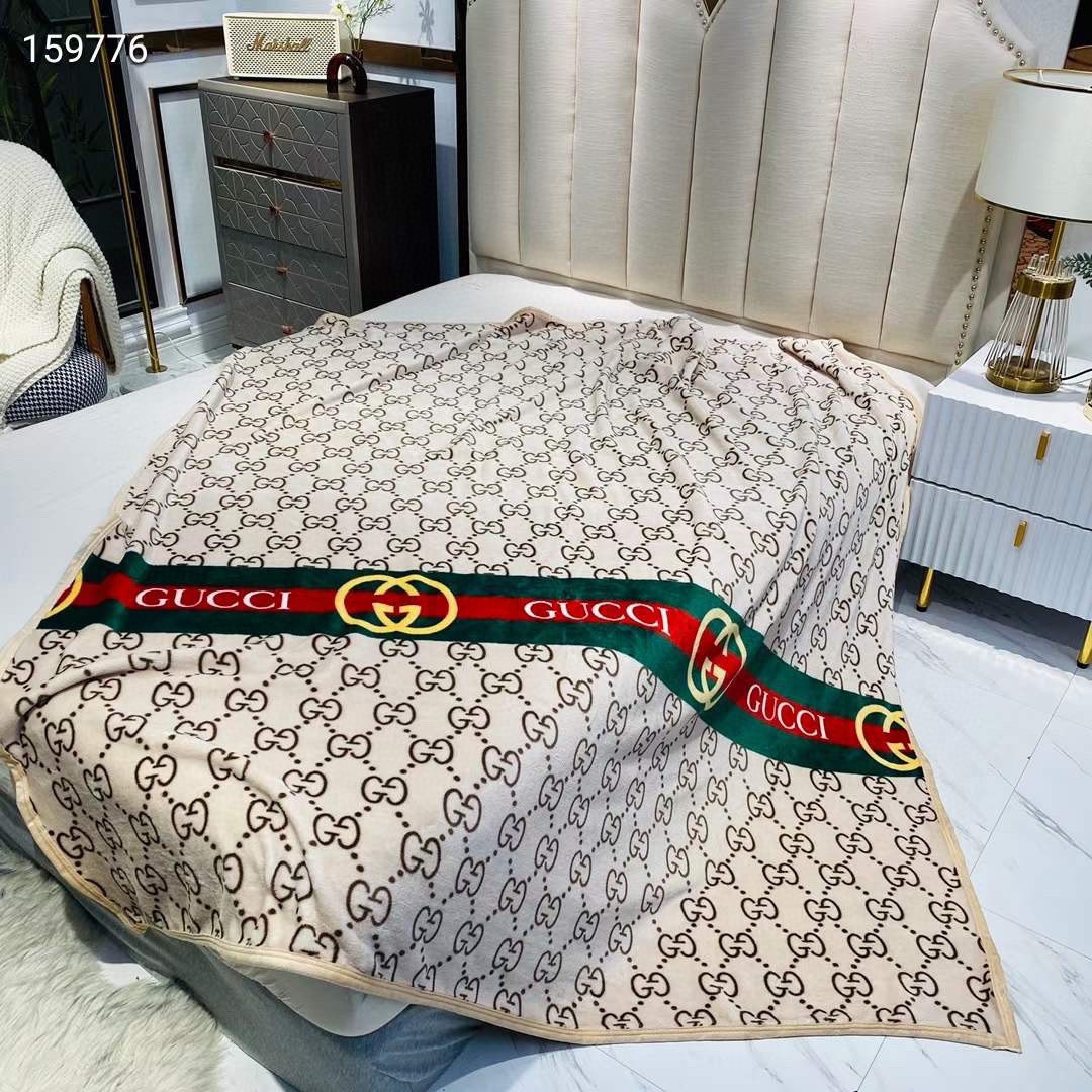 00026# Flannel blanket luxury brand blanket office cover blanket nap blanket gift set
