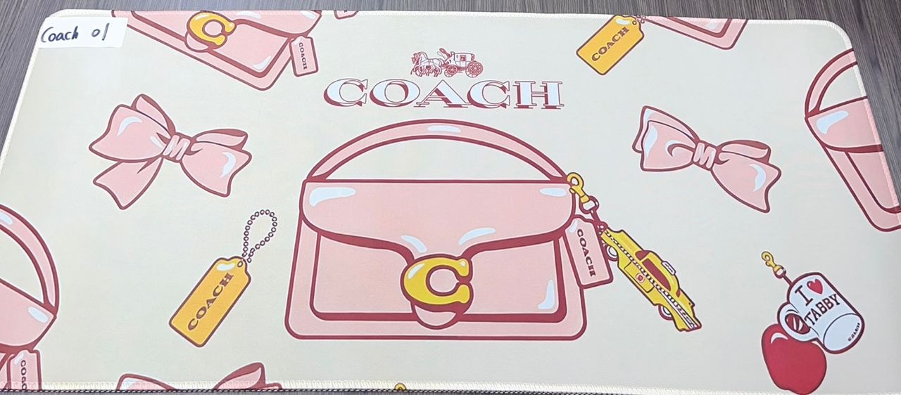 All Coach mat table mat keyboard and mouse pad 70*40cm