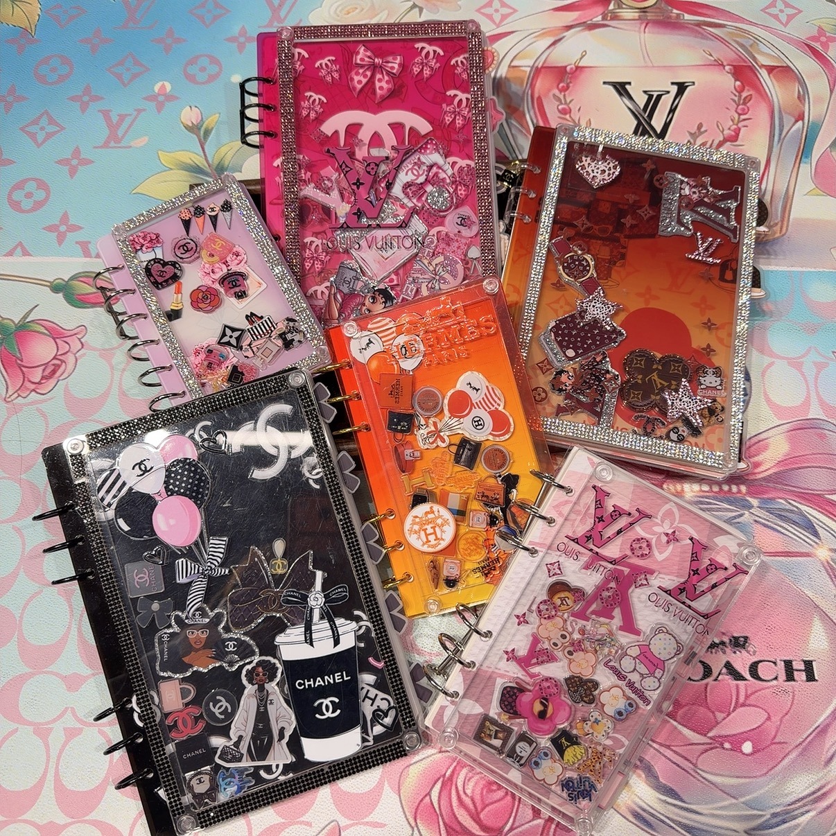 !!! A5- Size !!! Shaker acrylic notebook for DIY