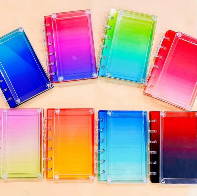 !!! A6- Size !!! Shaker acrylic notebook for DIY