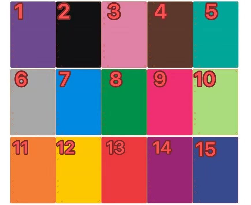 !!! A7- Size !!! Shaker acrylic notebook for DIY