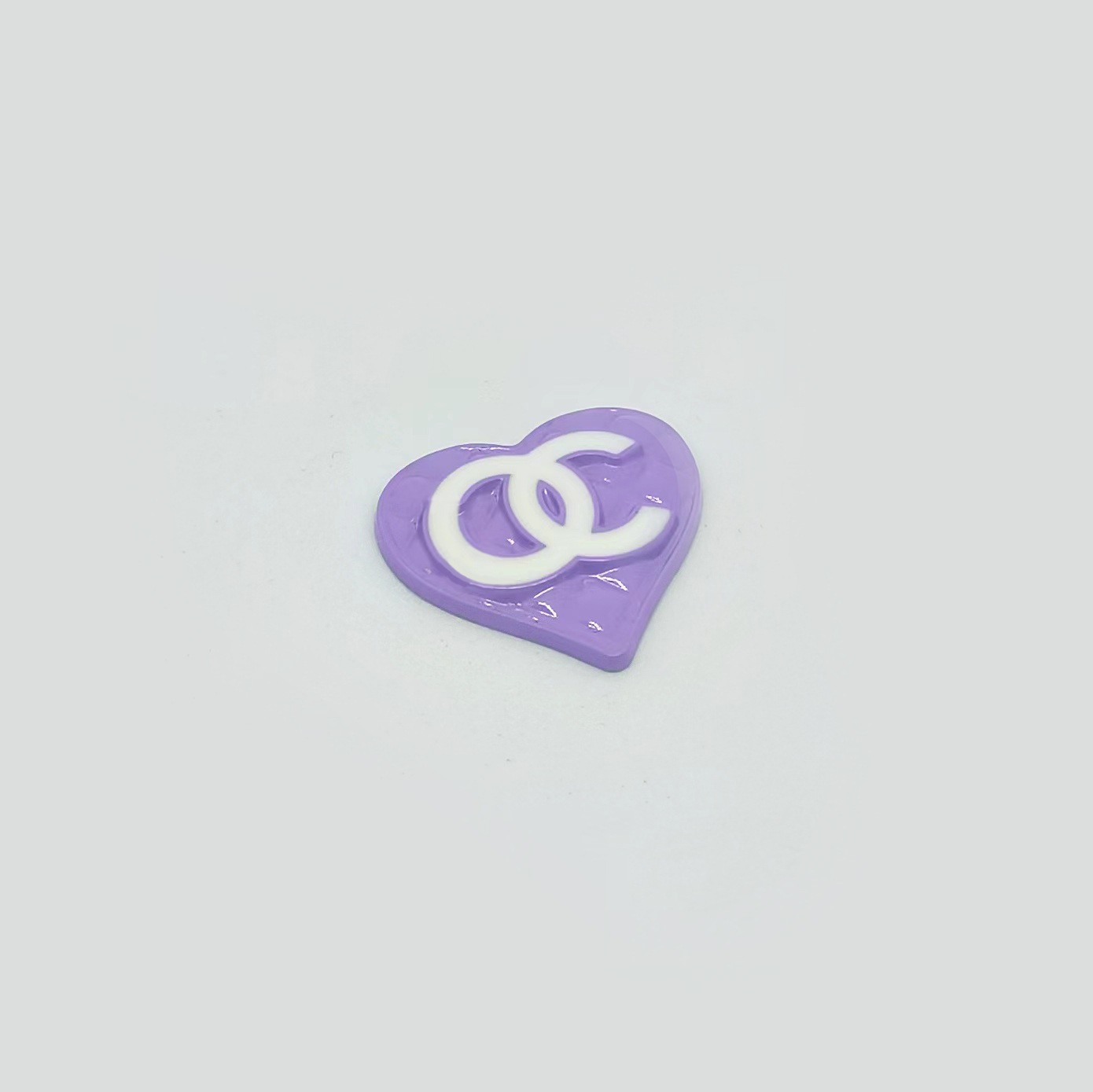 Purple+white label
