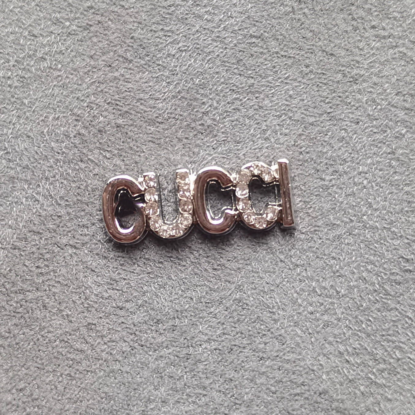 GUCCI Simple diamond-encrusted trendy classic versatile hair accessories, hair ties, mobile phone chains, baby clothes patches 20*7MM