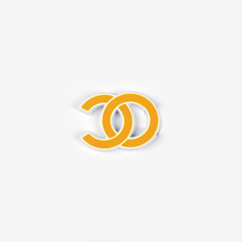Yellow background+White border 30*22MM