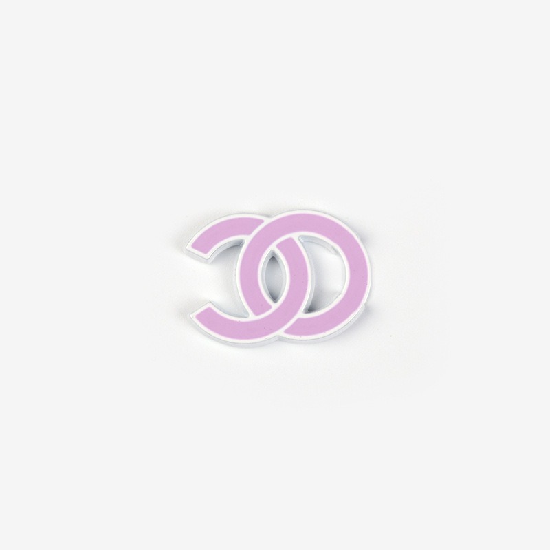 Purple background+White border 23*18MM