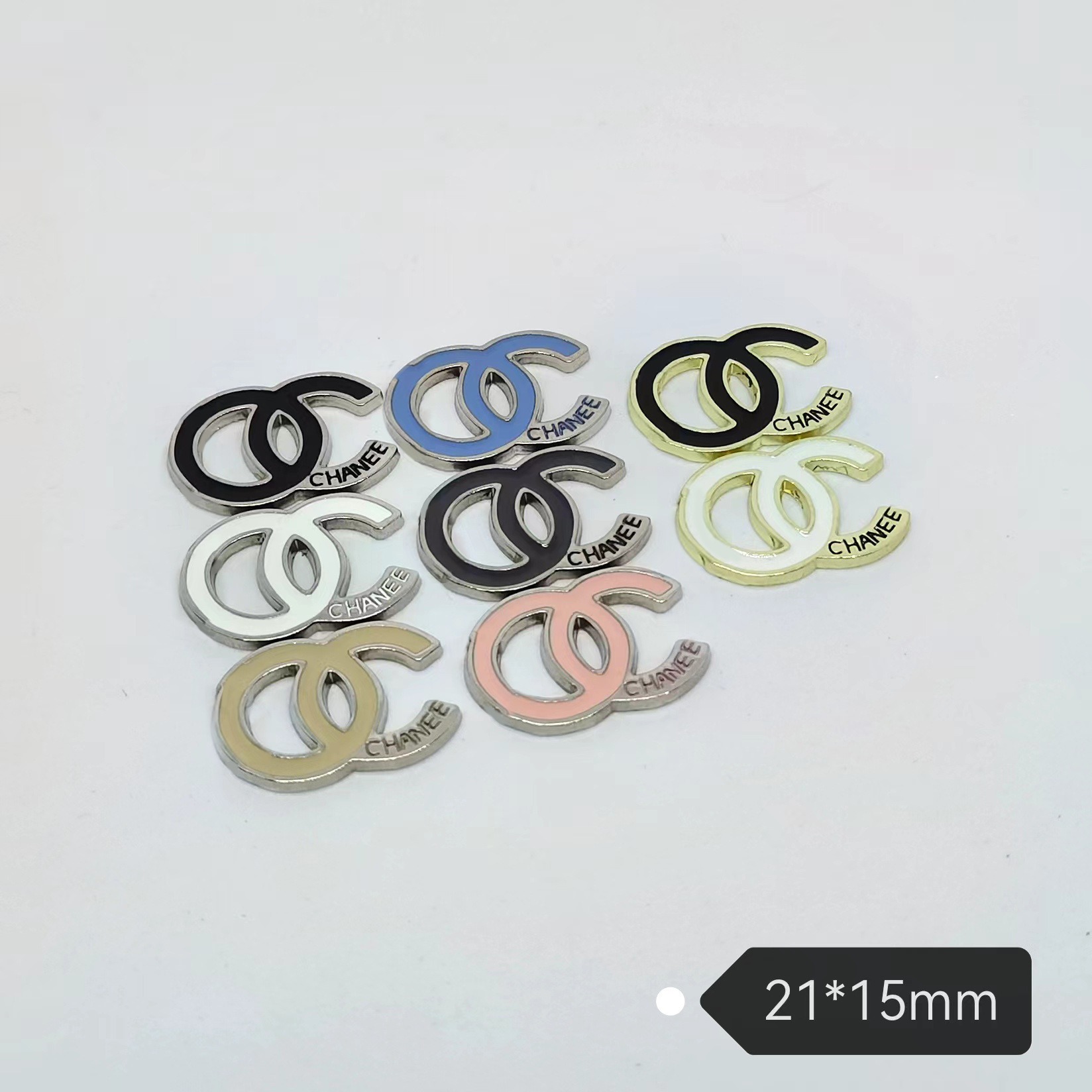Chanel Simple Classic Bicolor Versatile Accessories Hair Accessories Hair Clips Hair Clips Grippers Accessories 25*15MM