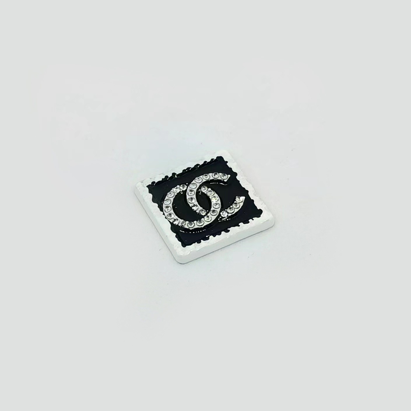 White border+6 * 500 * 595 Transparent glass black background R772 matching single mesh panel