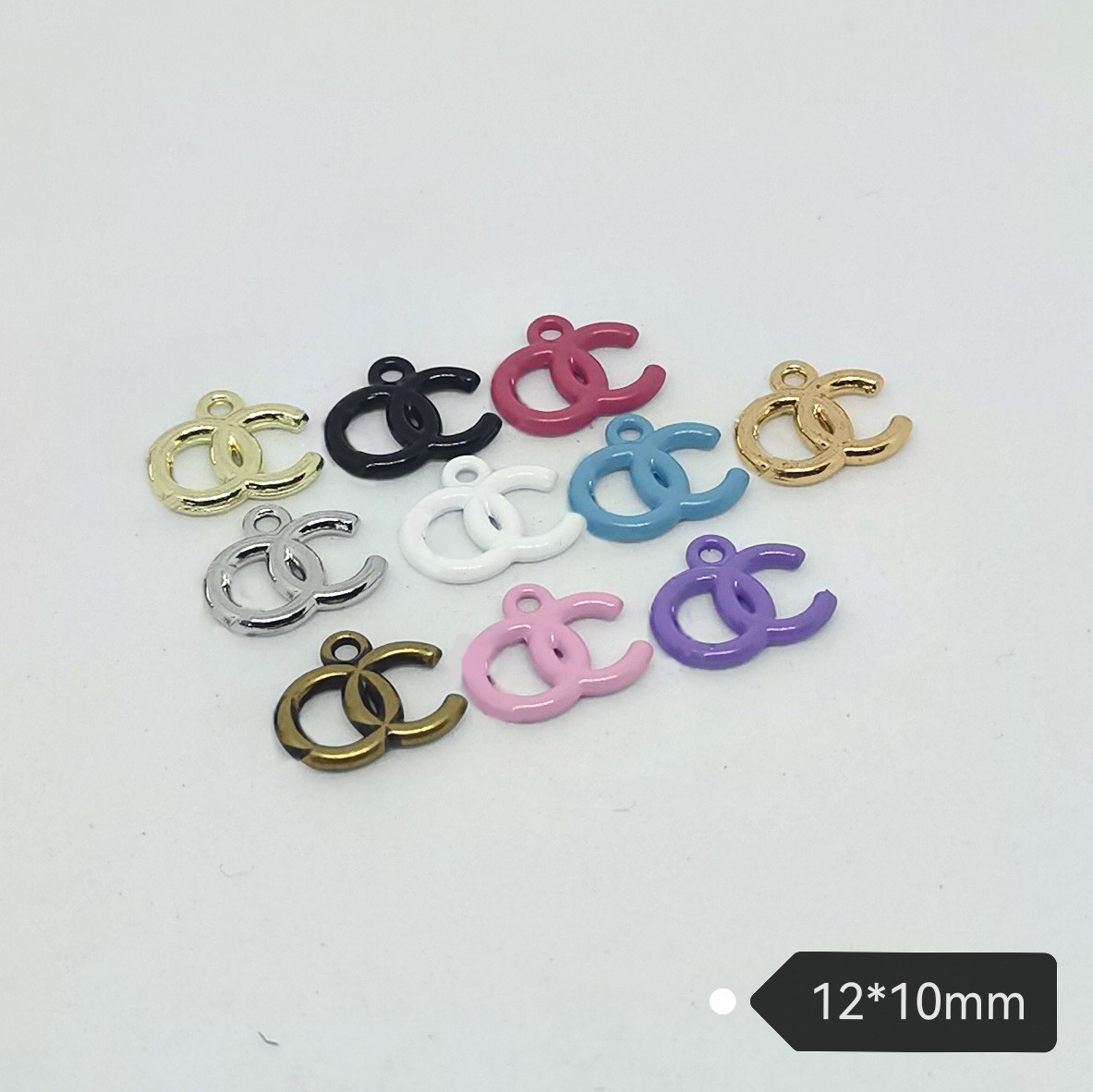 chanel Small pendant hand-stitched mini all-match DIY Clothing Shoes Hats Hair Accessories 12*10MM