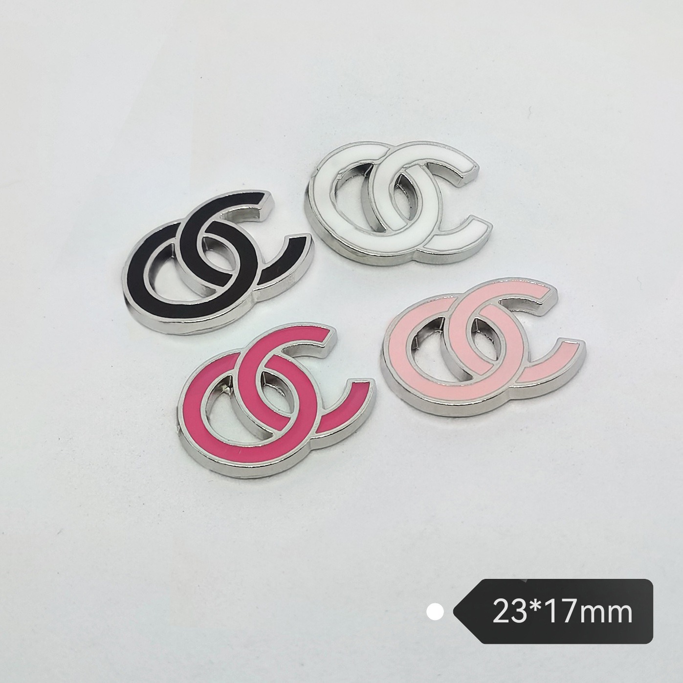 Chanel All-Match Hair Band Hair Clip Accessories Metal Drip Adhesive Patch Cell Phone Case Accessories 23*17CM