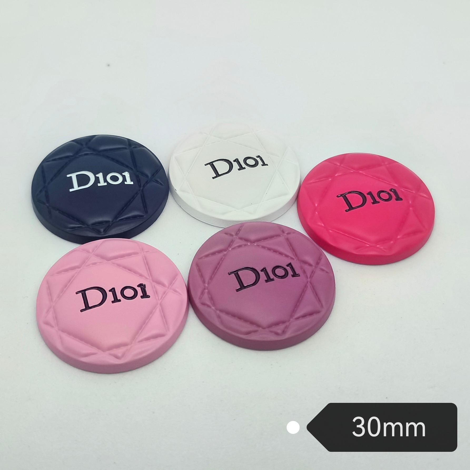 Dior Matte Lacquered Purple Bags Shoe Hats Hair Accessories Hair Clips Hair Clips Hair Band Accessories 30MM