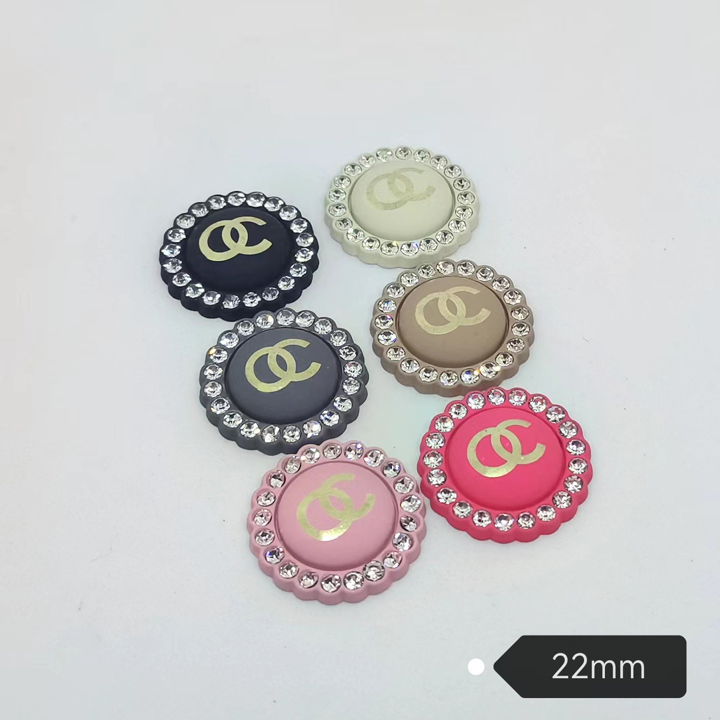 Chanel Trendy Touch Lacquered Gold Font Flower Set Diamond Small Fresh Hair Accessories Hair Clip Headband Accessories 22M
