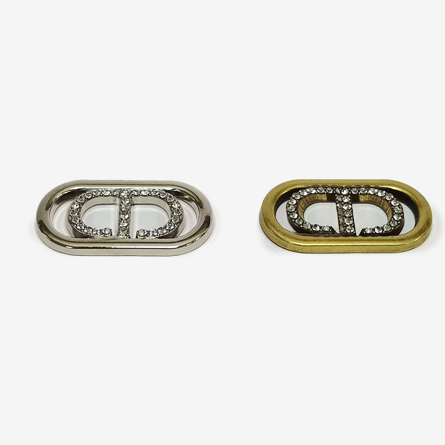 Dior Letter Diamond Clothing Hair Accessories Hairpin Hats Socks Cell Phone Case Accessories 30*15mm