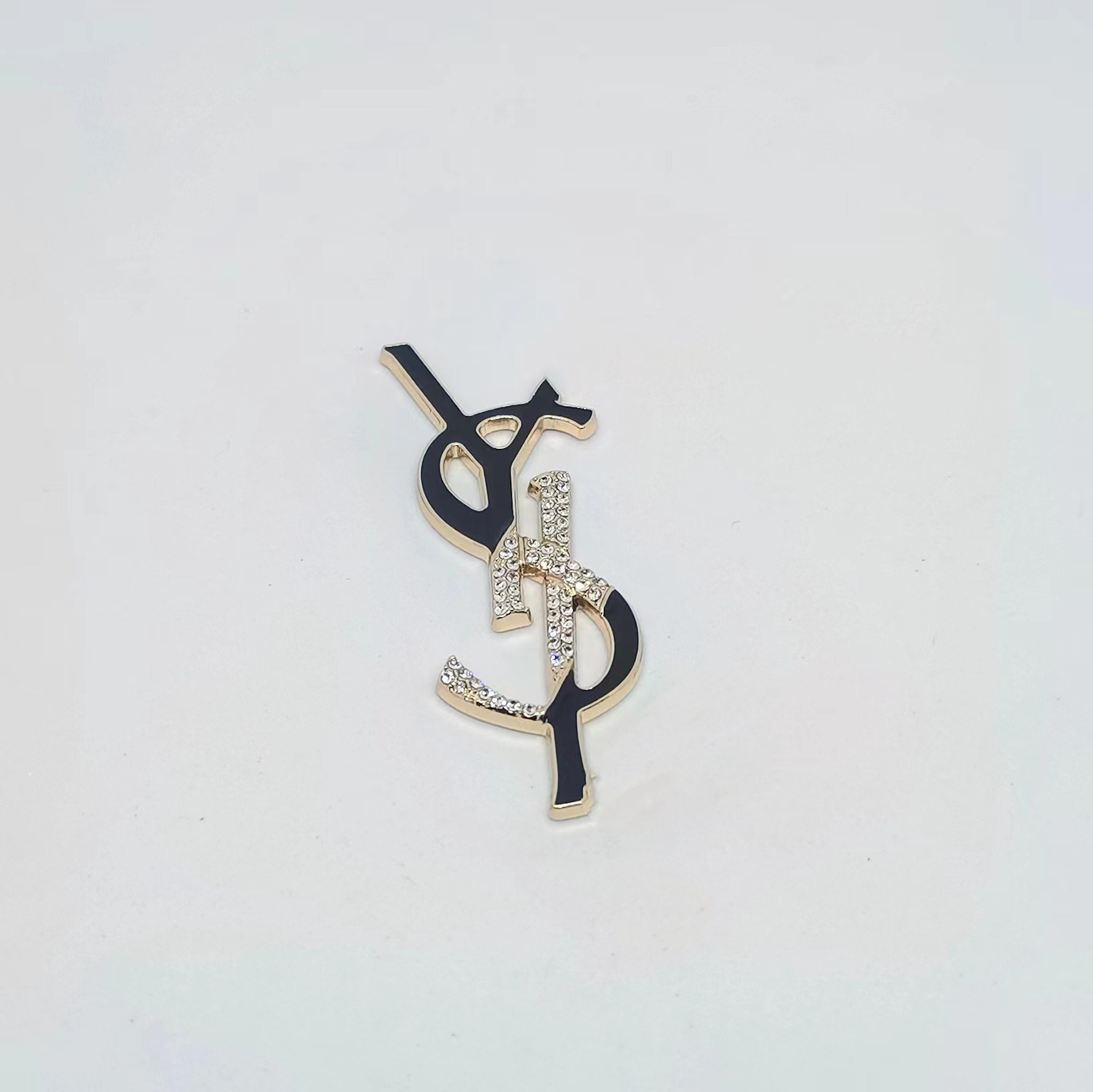 YSL Metal Diamond Set Pearl Jewelry Hair Accessories Hair Clip Gripper Cell Phone Case Accessories 65*23MM