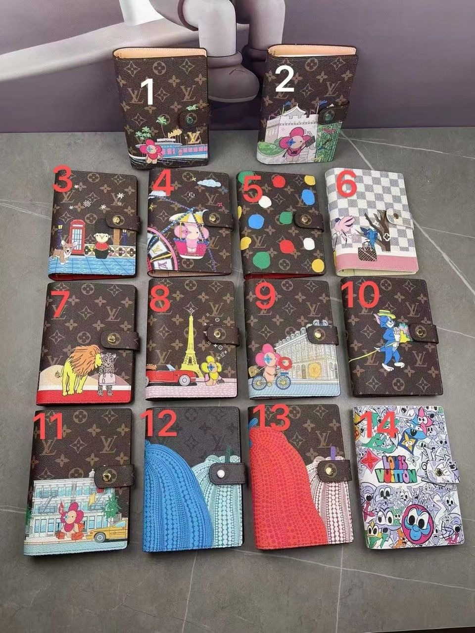 HQ-Leather LV Planner notebooks