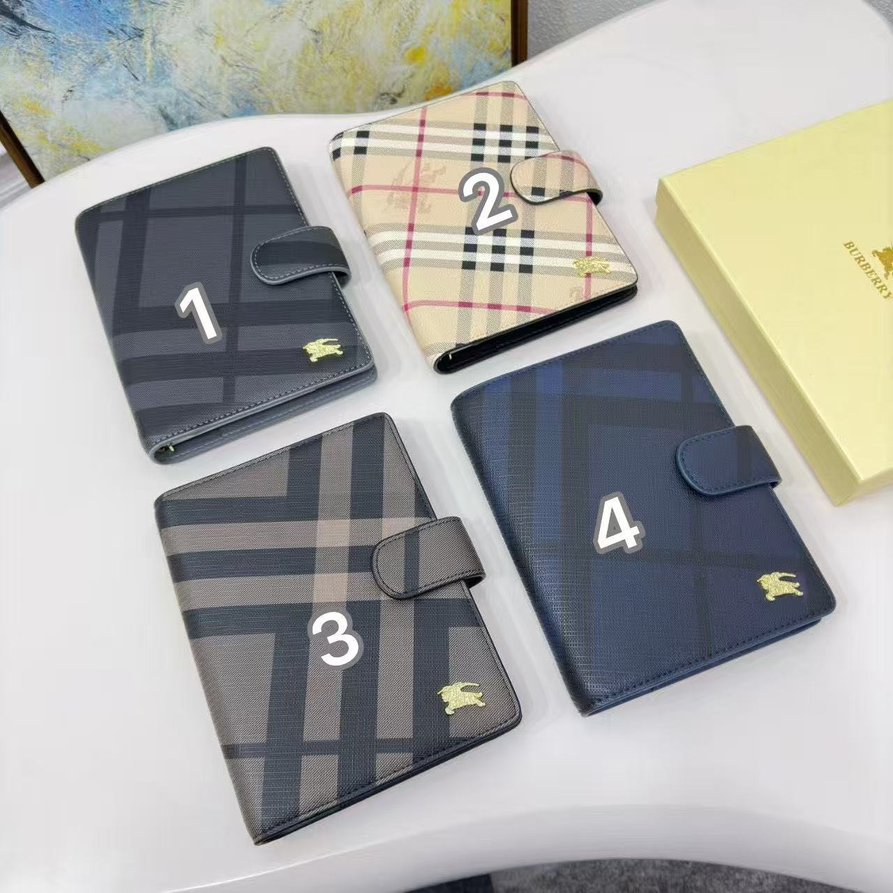 HQ-Leather Burberry Planner notebooks