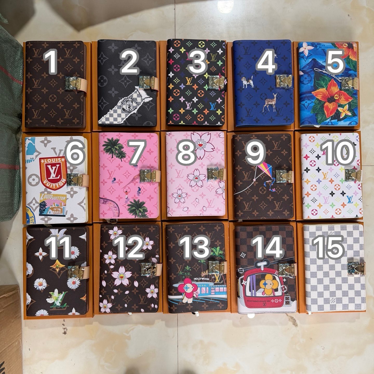 HQ-Leather LV Planner notebooks
