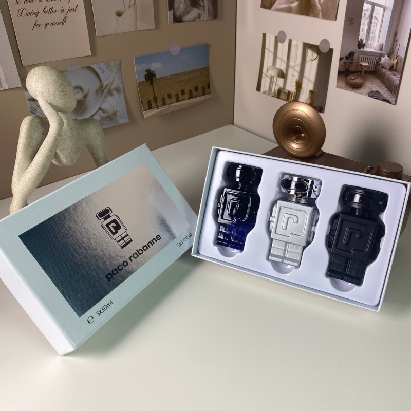 Paco Robot Men's Medium Three-Piece Fragrance Set 30ml×3 Pcs