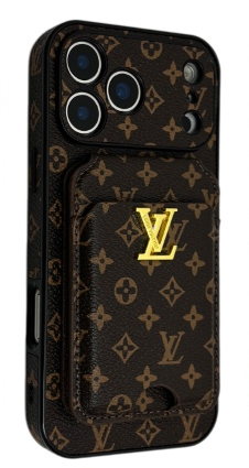 LV, Gucci perforated side-mounted leather magnetic iPhone case + MagSafe magnetic flip-top card holder 