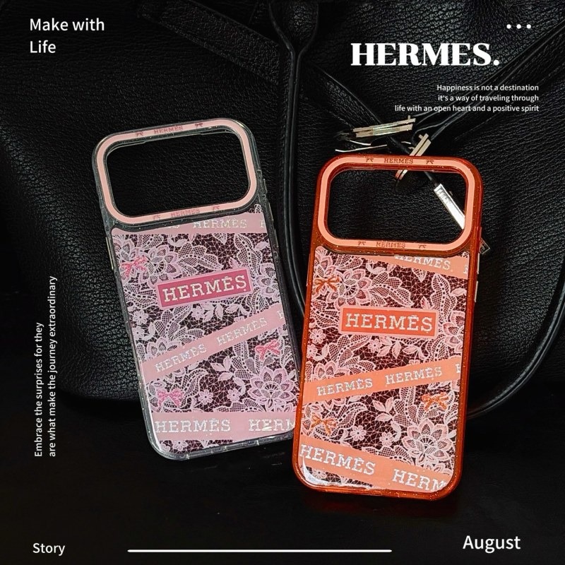 Hermès - Lace and Gilding Sparkle Series iPhone Phone Case