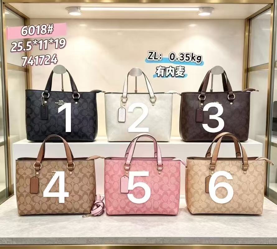 Z6018#Coach Classic Old Fashioned Tote Handbag,With removable crossbody straps