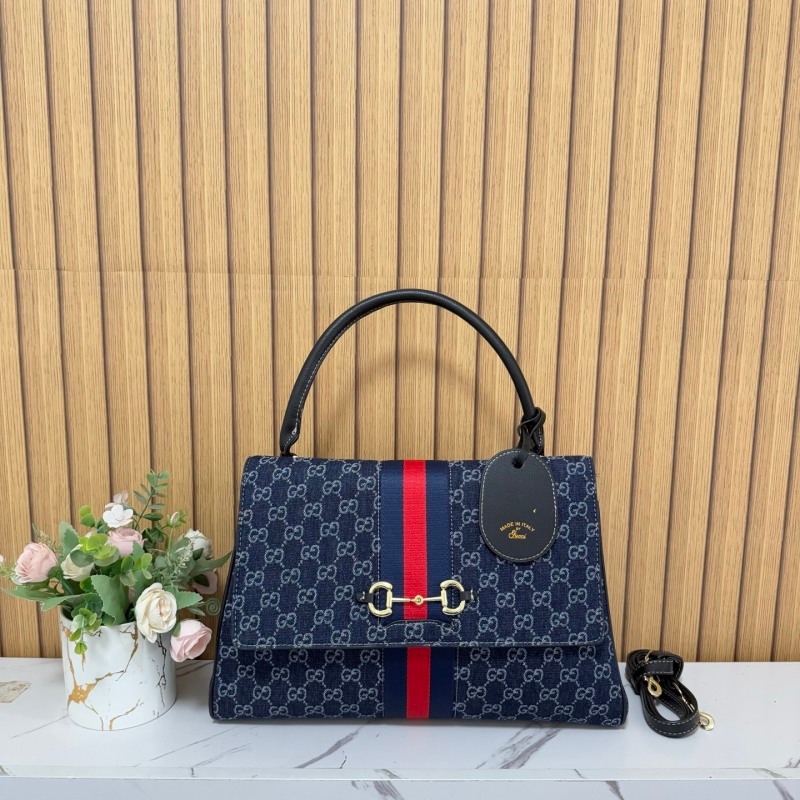719#GUCCI Horsebit Handbag