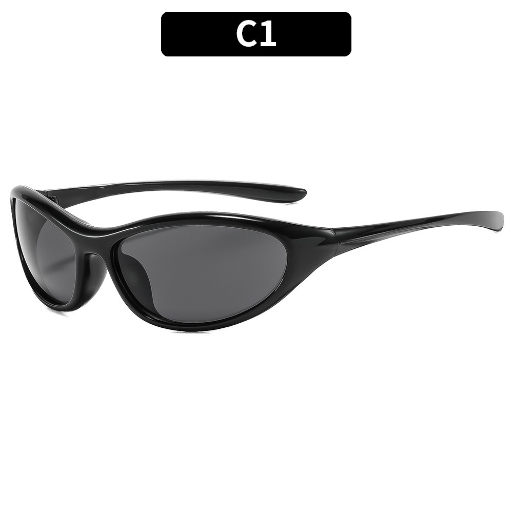 jennie Women's Superior Cycling Same Cat Eyeglasses Y2K sunglasses UV protection sunglasses