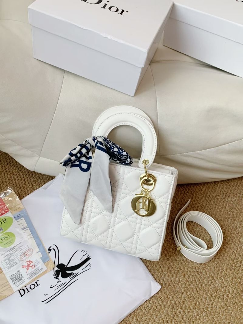 Dior Classic Vine Plaid Dress Bag