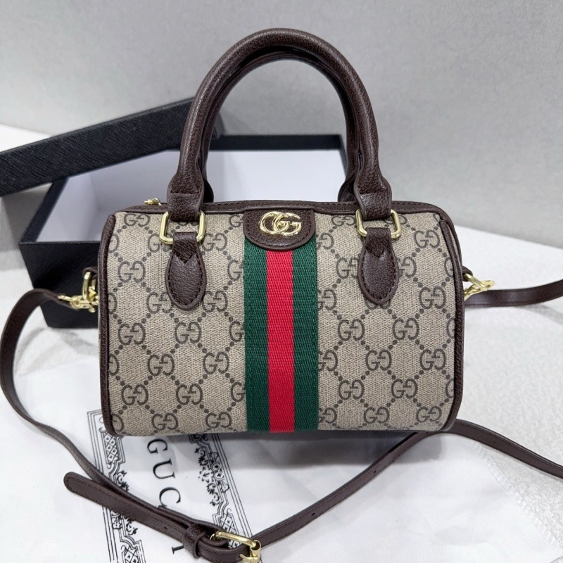 302# Gucci Mini Boston Handbag