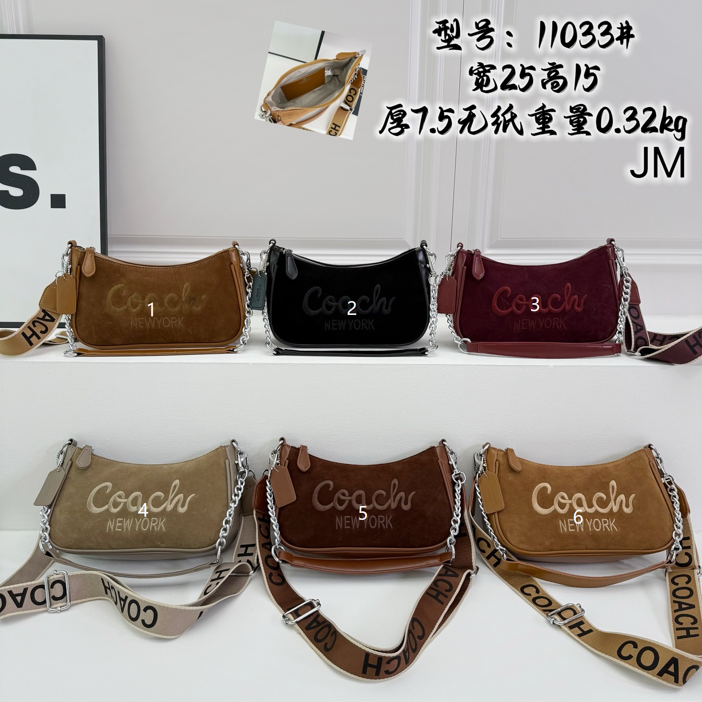 Coach half-moon bag