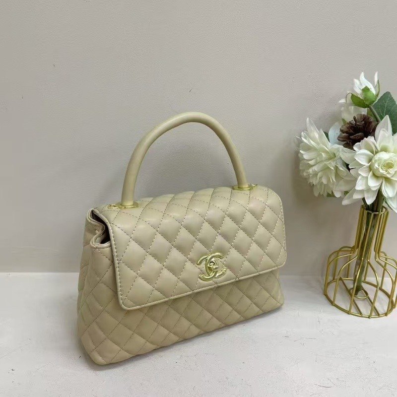 8813#Chanel Handle Flap Bag