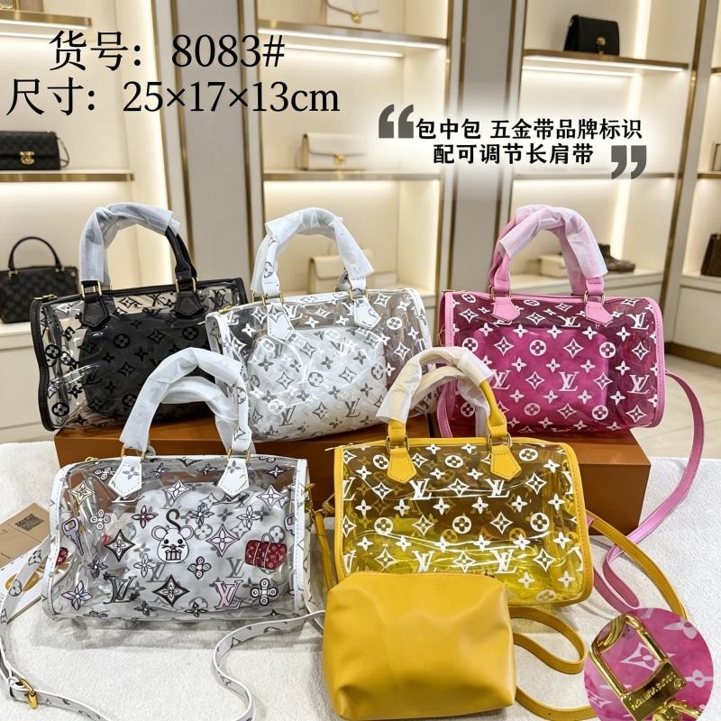 8083# Transparent PVC Speedy Handbag with Inner Pouch