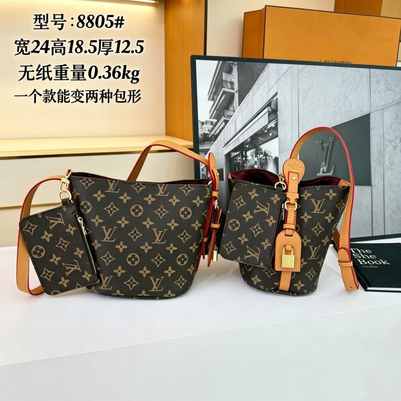 8805# LV Convertible Bucket Bag