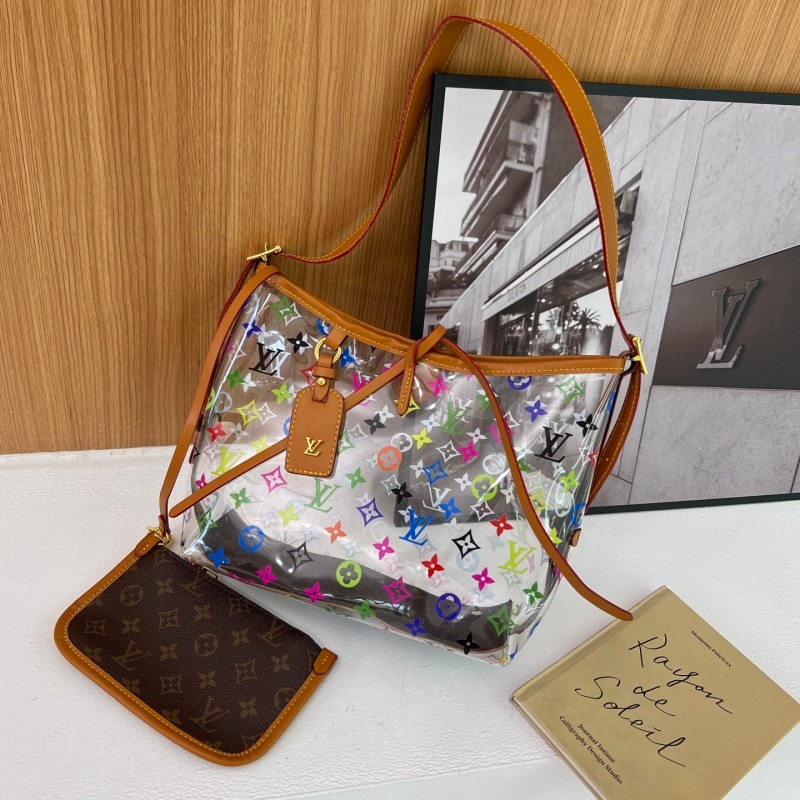 5009#LV Transparent PVC Tote Bag