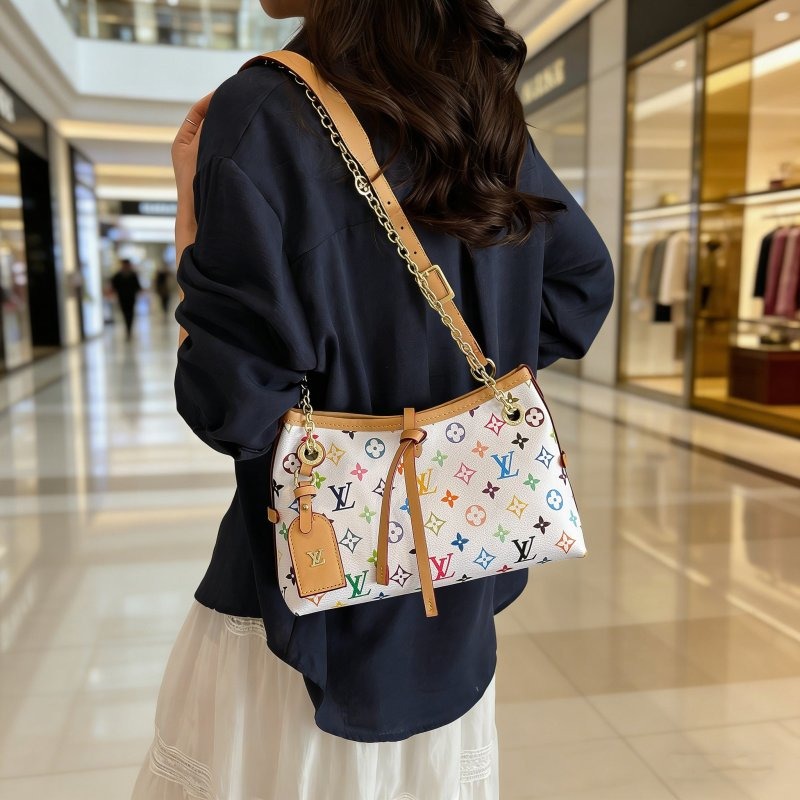 ML#9055LV Multicolor Monogram Chain Tote Bag