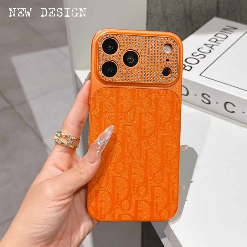 Diamond-decorated magnetic phone case