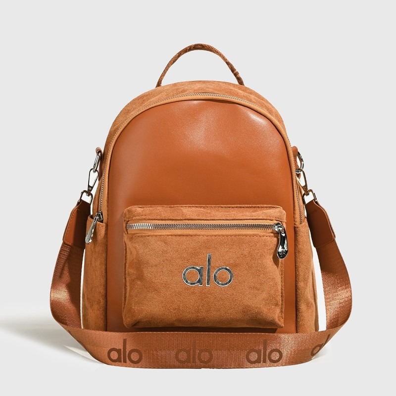 Alo Yoga Suede Patchwork Backpack