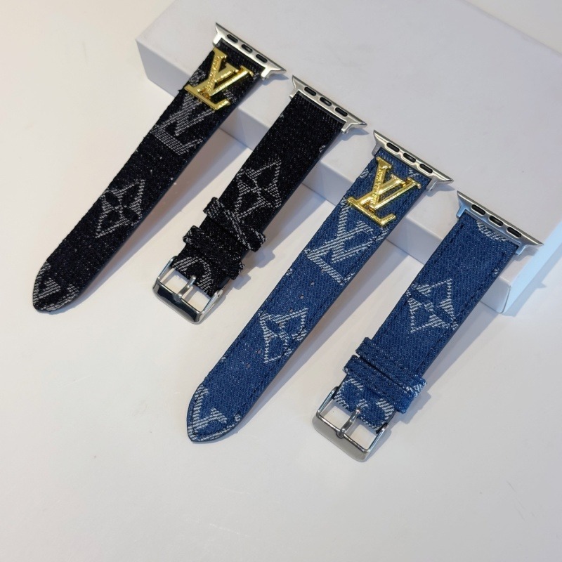 Presbyopic denim pattern five-metal-marked strap