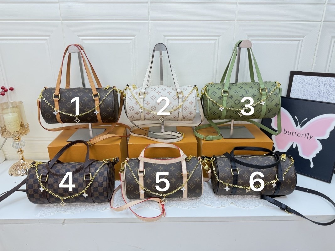 1839#Papillon Cylinder Shoulder Bag