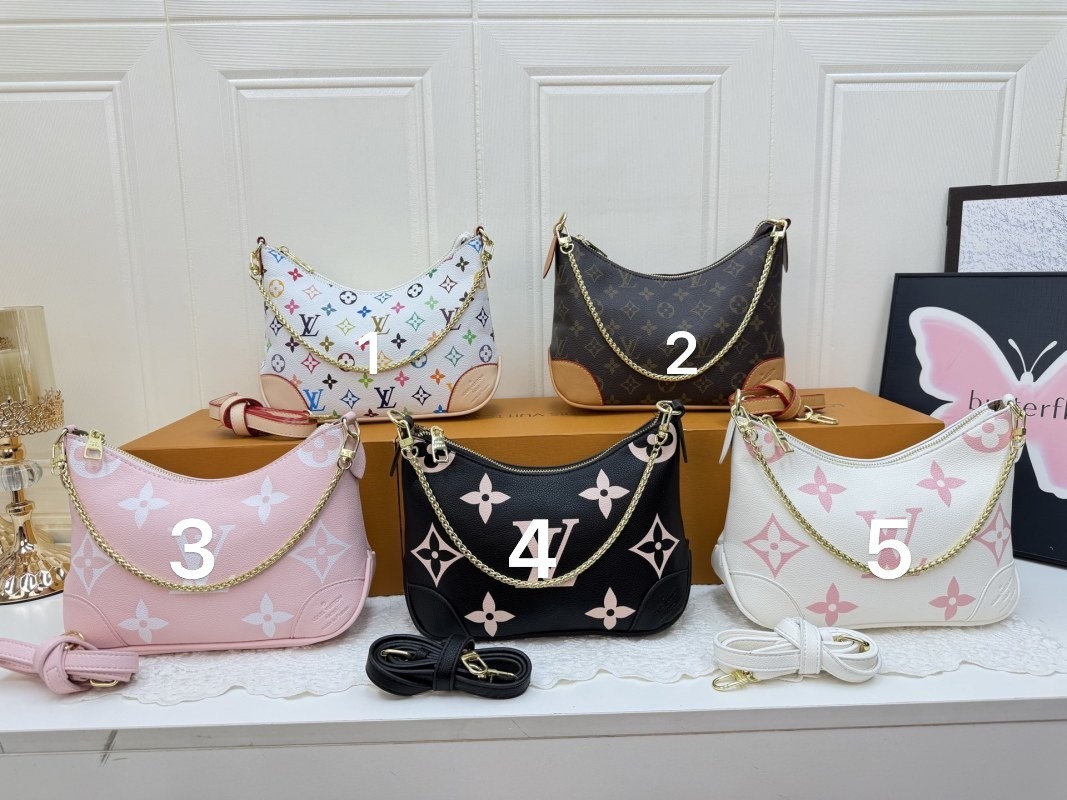 872#LV Boulogne Hobo Shoulder Bag