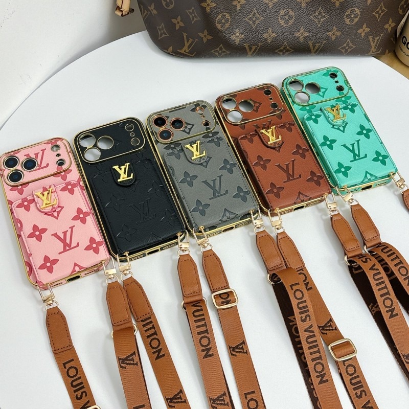 Sperm hole side sticker skin pressure LV Phnom Penh plus mirror card holder with lanyard