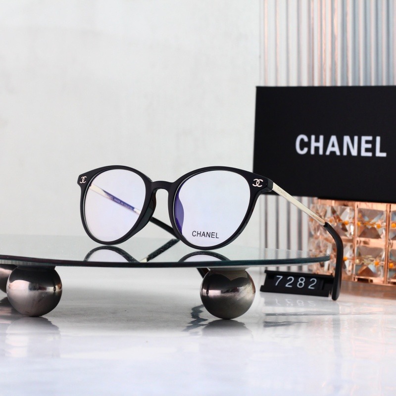 7282 P20232525 Chanel Round Eyeglasses Frame