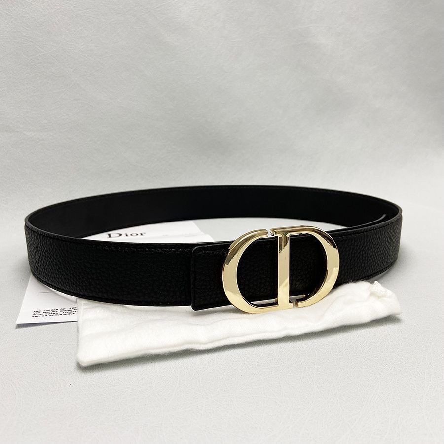 3.8CM Lychee pattern+Gold buckle/ 115cm