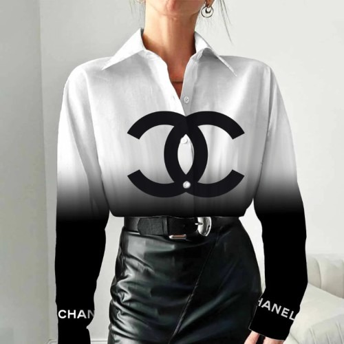 01102# Women's designer long-sleeved shirt